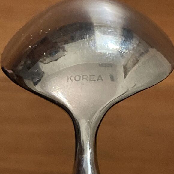 International Lyon FASCINATION Oval Soup Spoon Flatware 7.5 in 18-8 Stainless - Picture 4 of 13